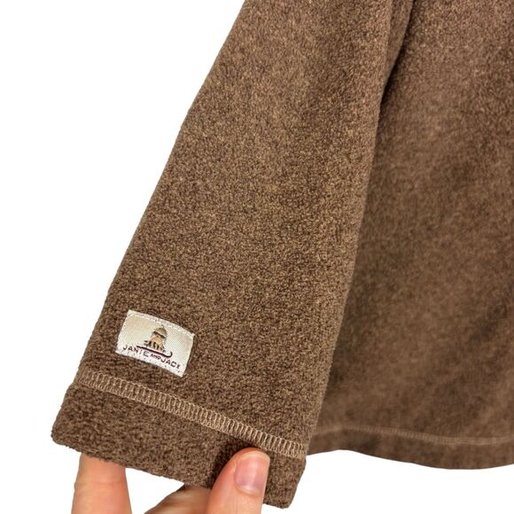 Janie and Jack Cozy Brown Fleece Set Boys 3T Full Zip Jacket and Pants - Picture 5 of 8